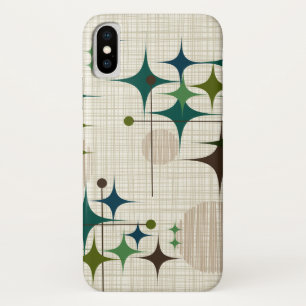 Mid Century Modern Starbursts and Globes Case-Mate iPhone Case