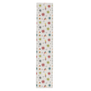 Mid-Century Modern Starbursts ll Medium Table Runner