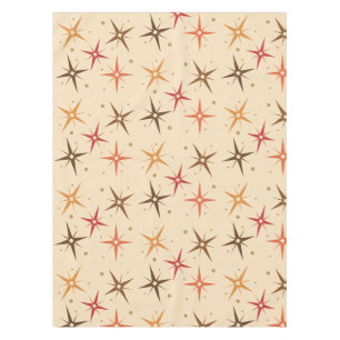 Mid Century Modern Stars Sky Tablecloth