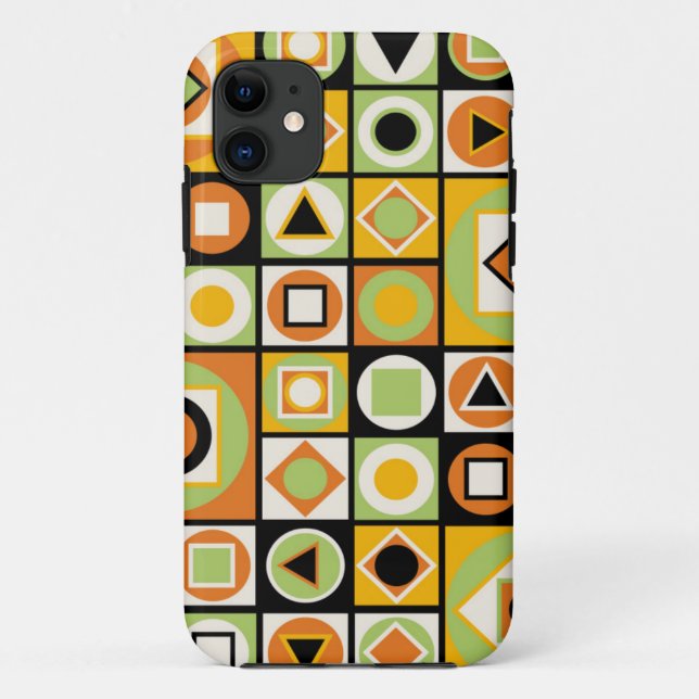Mid-Century Modern Style 10 Case-Mate iPhone Case (Back)