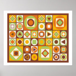 Mid-Century Modern Style 11 Poster