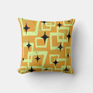Mid-Century Modern Style 6 Throw Pillow