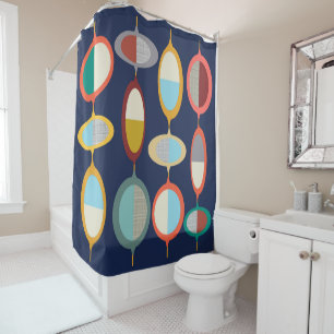 Mid-Century Modern Style 74 Shower Curtain