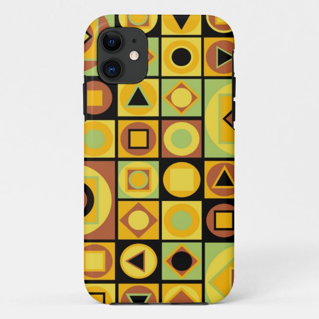Mid-Century Modern Style 9 Case-Mate iPhone Case (Back)