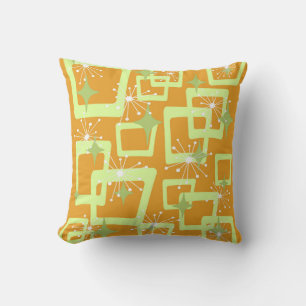 Mid-Century Modern Style 9 Throw Pillow