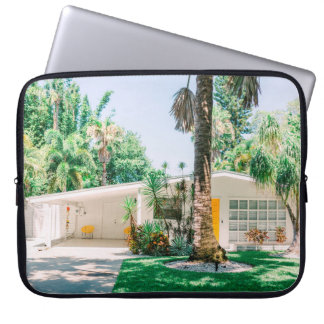 Mid Century Modern Style Beach Home Laptop Sleeve