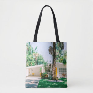 Mid Century Modern Style Beach Home Tote Bag