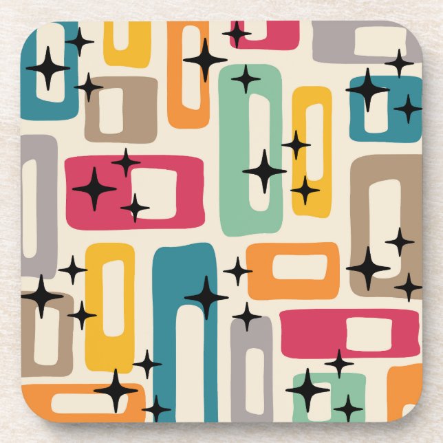 Mid Century Modern Style Coaster (Front)