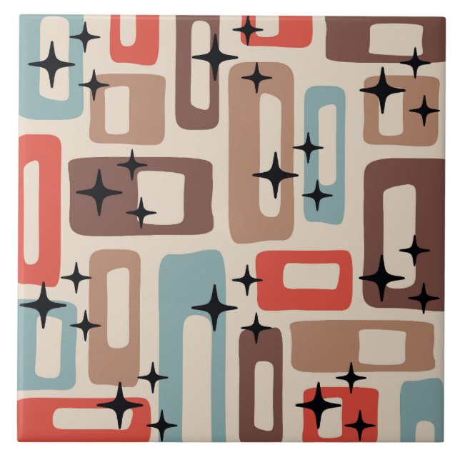 Mid Century Modern Style Tile (Front)