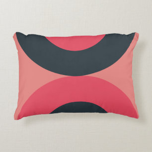 Mid-Century Modern Summer Sunset Accent Pillow