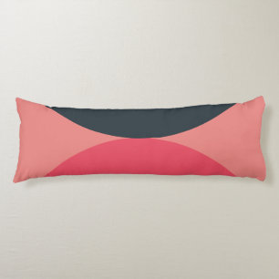 Mid-Century Modern Summer Sunset Body Pillow