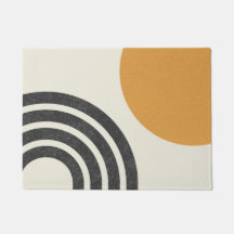 Mid century modern Sun & Rainbow