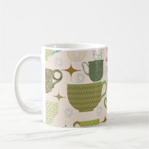 Mid Century Modern Teacup Coffee Mug