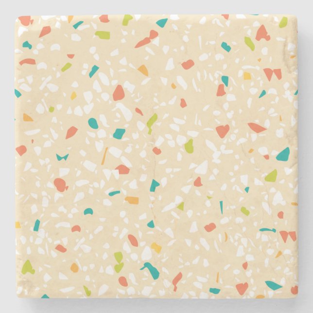 Mid Century Modern Terrazzo Coasters  (Front)