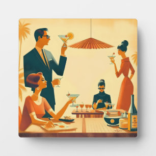 Mid Century Modern The Cocktail Critics Plaque