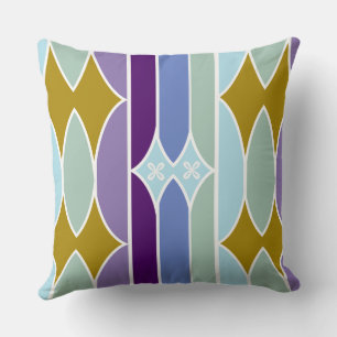 Mid-Century Modern Throw Pillow