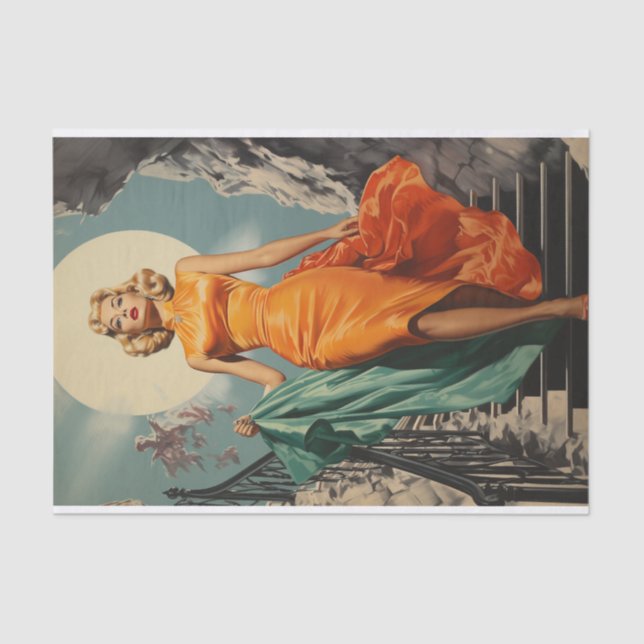 Mid-Century Modern Tissue Paper (Front)