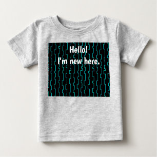 Mid-Century Modern Trellis Baby T-Shirt