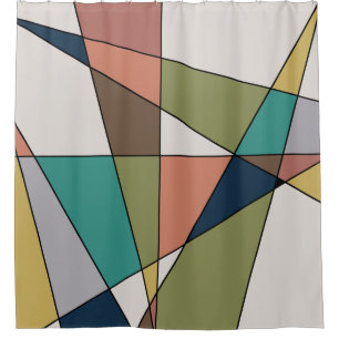 Mid Century Modern Triangle Abstract