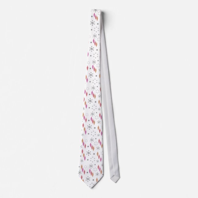 Mid Century Modern Winter Tie (Front)