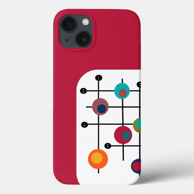 Mid-Century Rectangle  Case-Mate iPhone Case (Back)