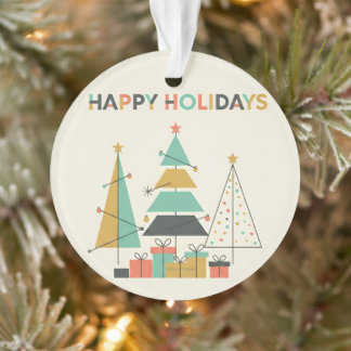 Mid-Century Retro Christmas Trees
