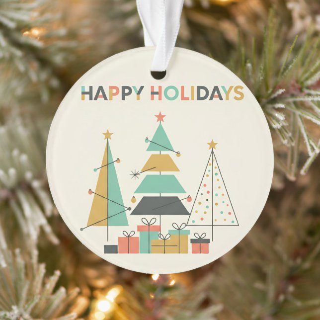 Mid-Century Retro Christmas Trees (Arbre)