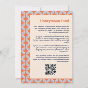 Mid Century Retro Wedding Invitation