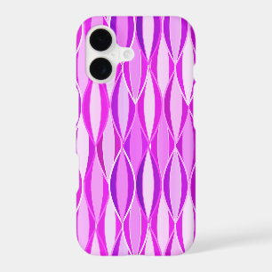 Mid-Century Ribbon Print - orchid and violet