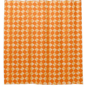 Mid-Century Satin Diamonds - mandarin orange