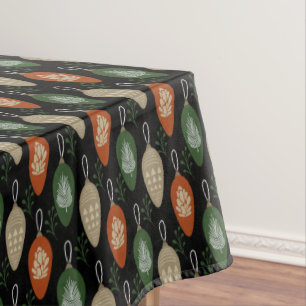 Mid Century Scandinavian Ornaments  Medium Tablecloth