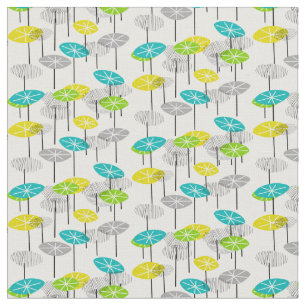 Mid-Century Seed Pods Fabric