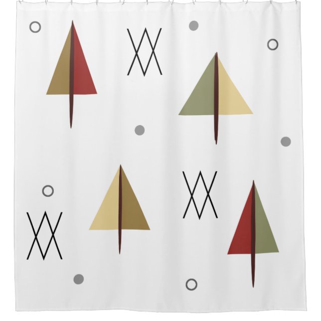 Mid Century Snowy Forest (Front)