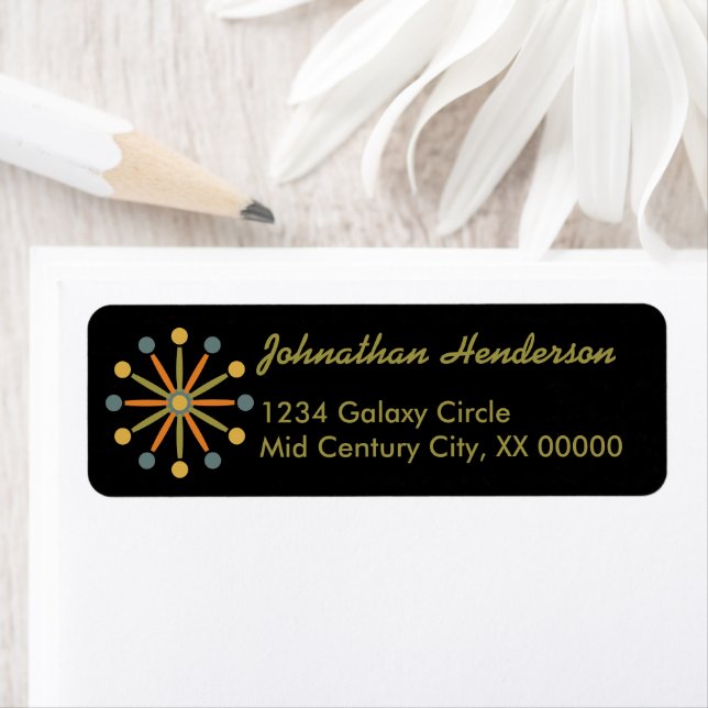 Mid Century Starburst Stripe Custom Colors SVG (Insitu)