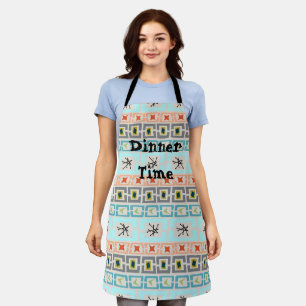 Mid-Century Stripes  Apron