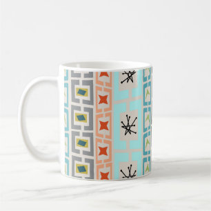 Mid-Century Stripes  Coffee Mug
