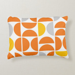 Mid Century Sunny Tiles Accent Pillow