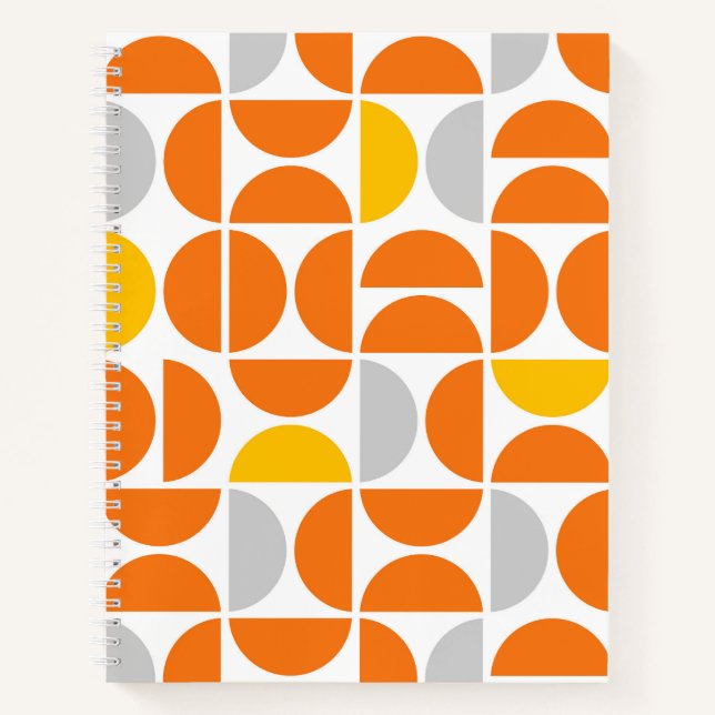 Mid Century Sunny Tiles Notebook (Front)