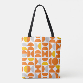 Mid Century Sunny Tiles Tote Bag