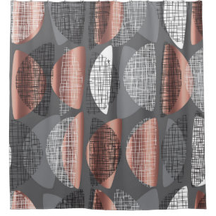 Mid century vibes modern style seamless pattern. L