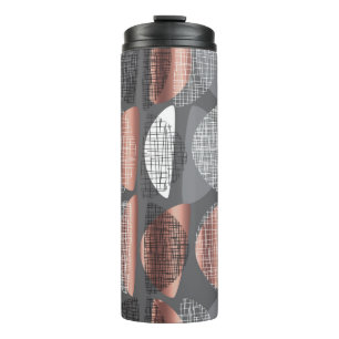 Mid century vibes modern style seamless pattern. L Thermal Tumbler