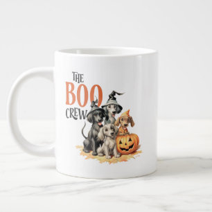 Mid-Century Vintage Style "The Boo Crew" 20 oz. Large Coffee Mug