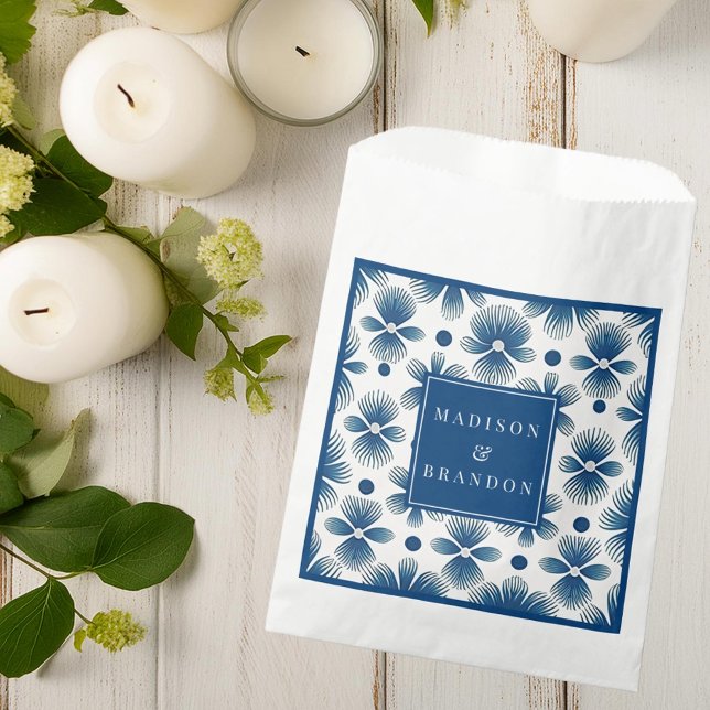Mid-Century Wedding Flowers | Full Print Favour Bag (Creator Uploaded)
