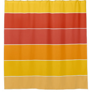 Mid Century Yellow and Orange Stripes