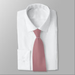 Mid Dusty Rose Pink Hidden Initials Solid Colour Tie<br><div class="desc">Mid Dusty Rose Pink Hidden Initials Solid Colour. For wedding use or everyday, with initials hIdden on the back which you can easily personalise or delete if not required. Can be changed to any colour of your choice via the Customize Further option, or please message me if you need help...</div>