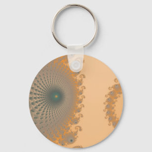 Mid Gold Spirole Keychain