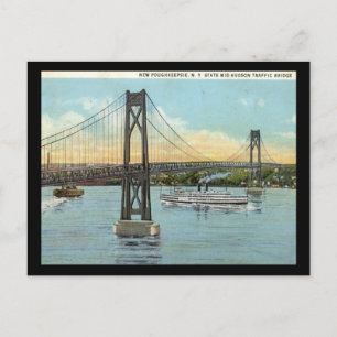 Mid-Hudson Bridge, Poughkeepsie 1930 Vintage Postcard