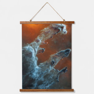 Mid-Infrared The Pillars Of Creation. Hanging Tapestry