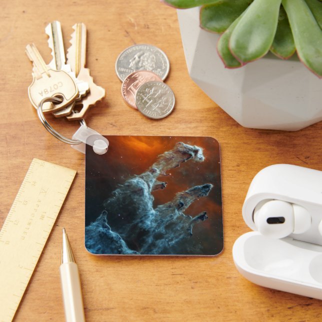 Mid-Infrared The Pillars Of Creation. Keychain (Desk)