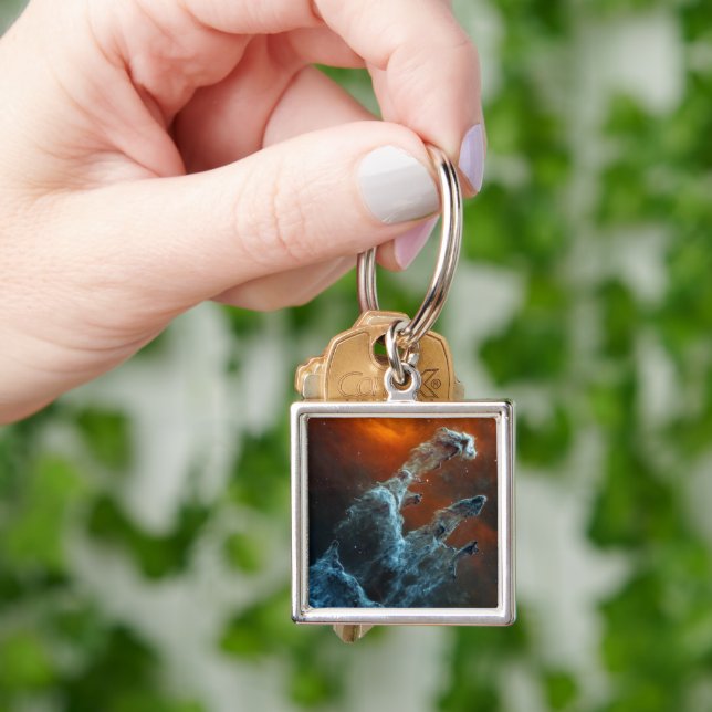 Mid-Infrared The Pillars Of Creation. Keychain (Hand)